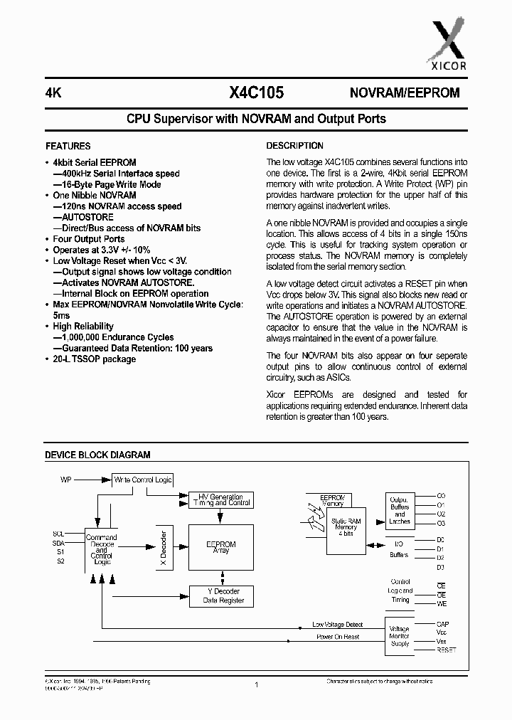 X4C105_1450329.PDF Datasheet