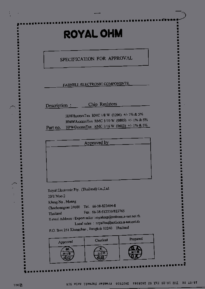 RMC116W0603522K_1460863.PDF Datasheet