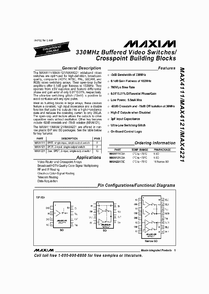 MAX4121_1455522.PDF Datasheet