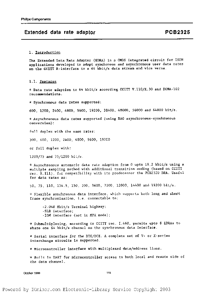 PCB2325DP_1449780.PDF Datasheet