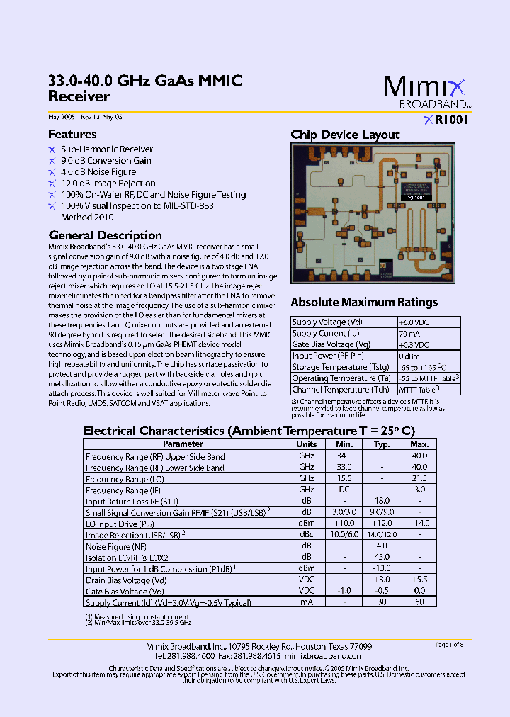 XR1001_1454662.PDF Datasheet