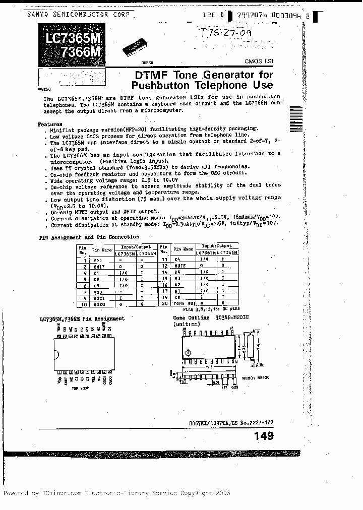 LC7365M_1464848.PDF Datasheet