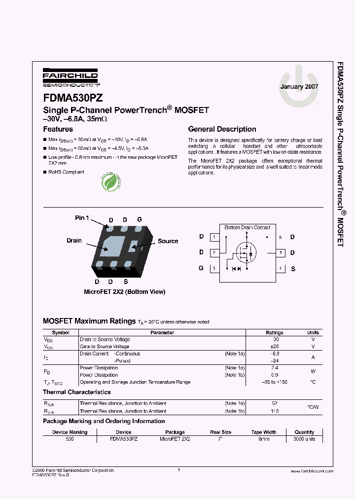 FDMA530PZ_1461607.PDF Datasheet