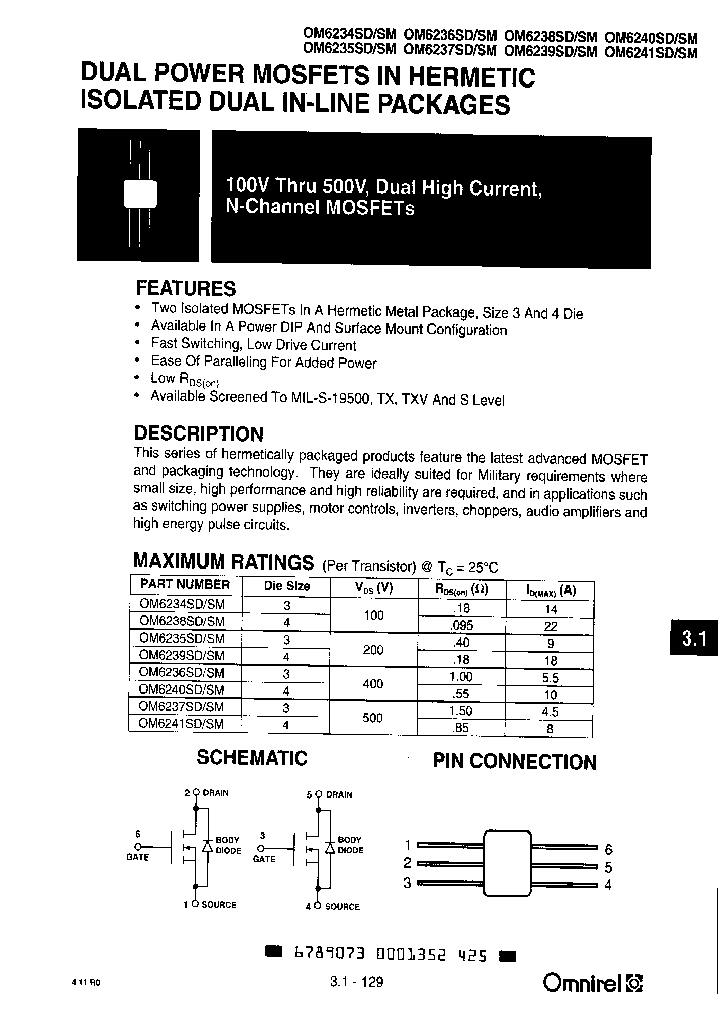 OM6237SDM_1467459.PDF Datasheet