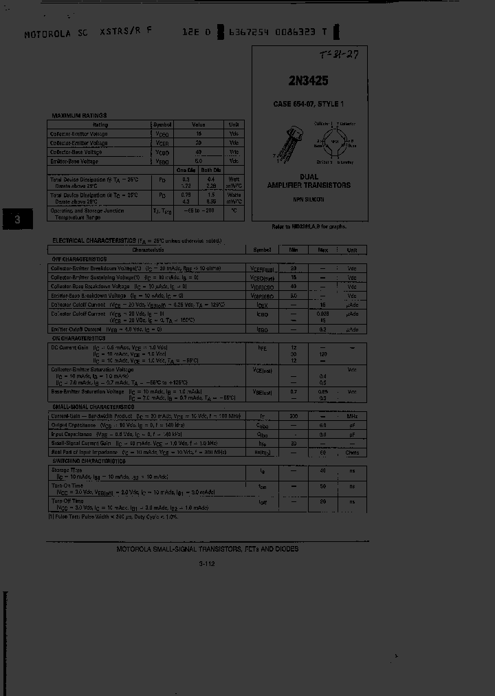 2N3425_1458640.PDF Datasheet
