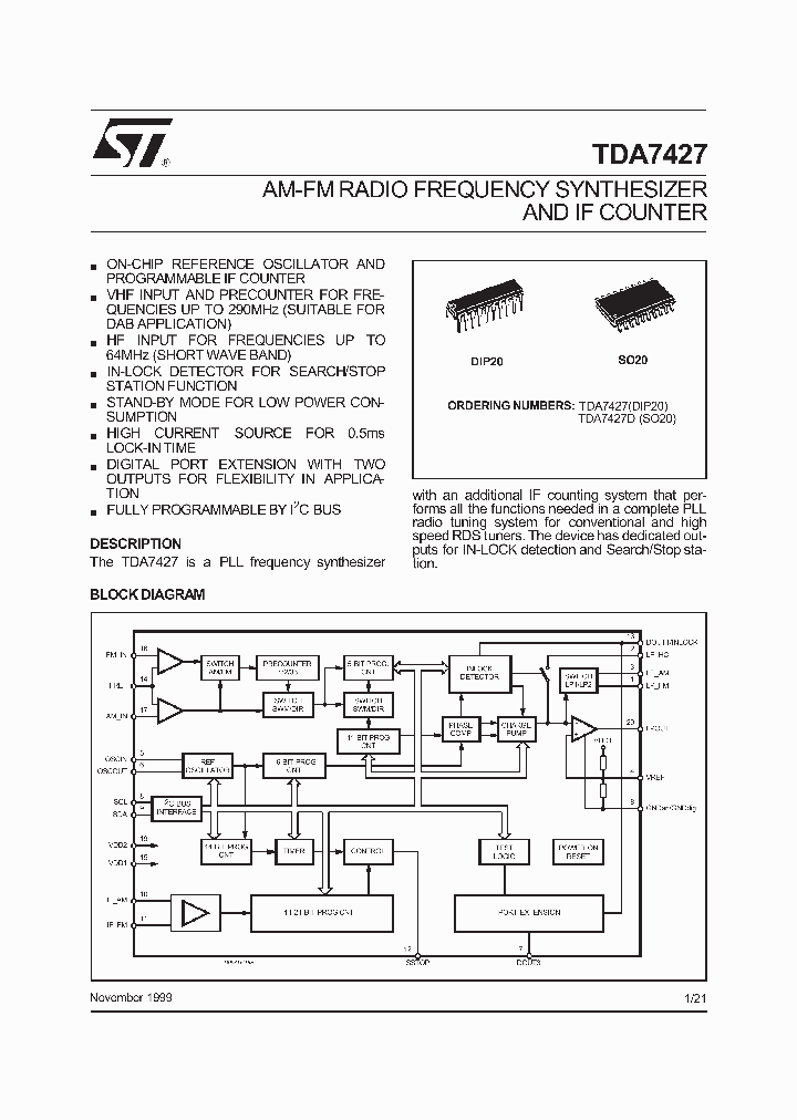 TDA7427D_1754248.PDF Datasheet