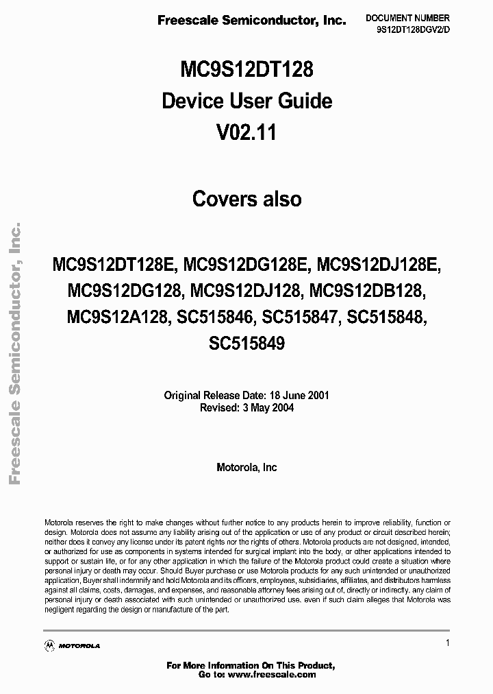9S12DT128DGV2_1754548.PDF Datasheet