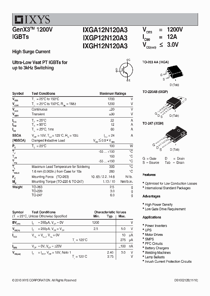 IXGP12N120A3_1756962.PDF Datasheet