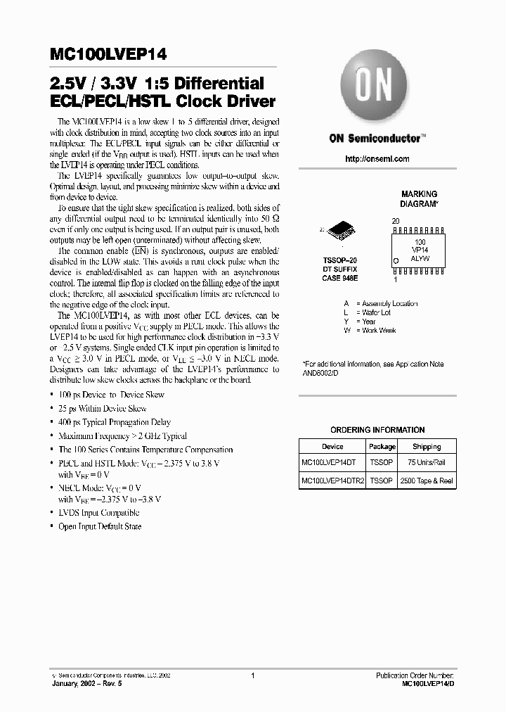 MC100LVEP14-D_1760150.PDF Datasheet
