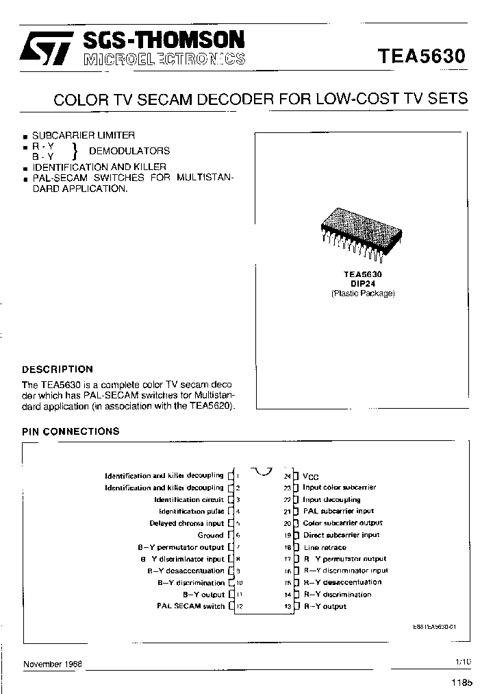 TEA5630_1761818.PDF Datasheet