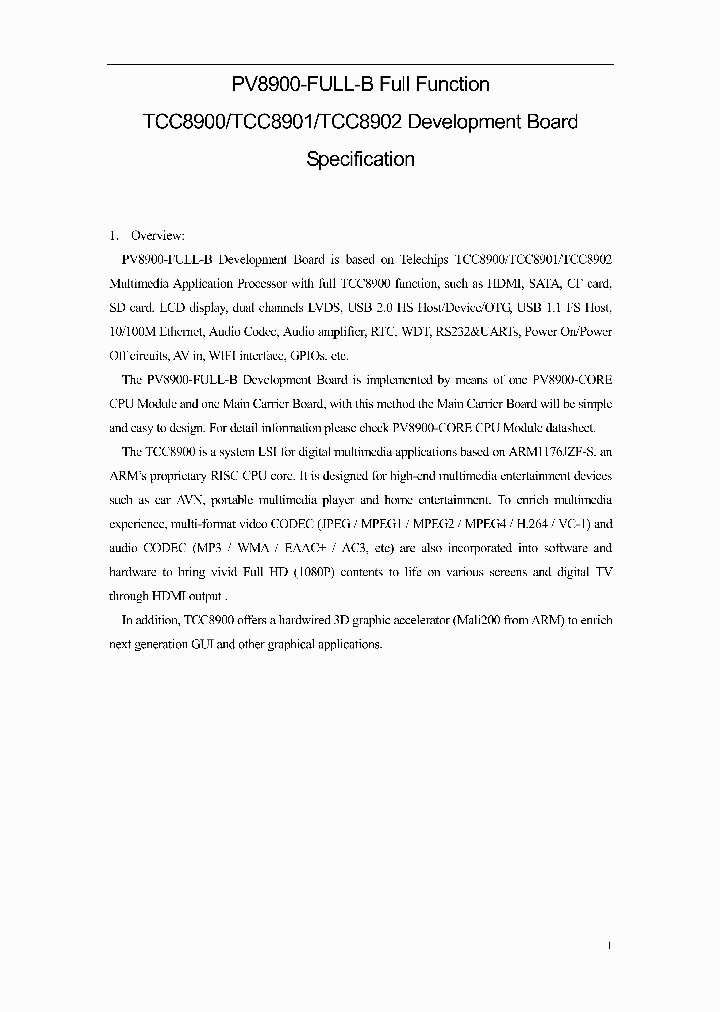 TCC8900_1763018.PDF Datasheet