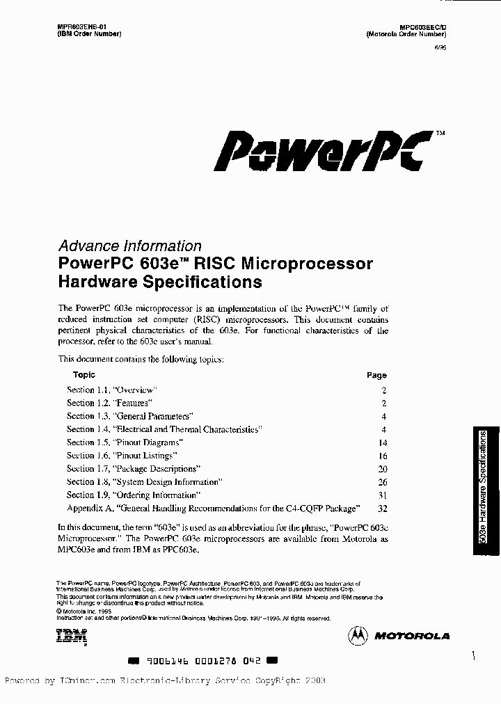 IBM25PPC603E-BX-100-X_1482235.PDF Datasheet