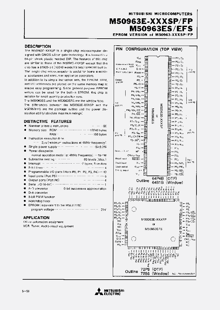 M50963E-XXXSP_1482249.PDF Datasheet
