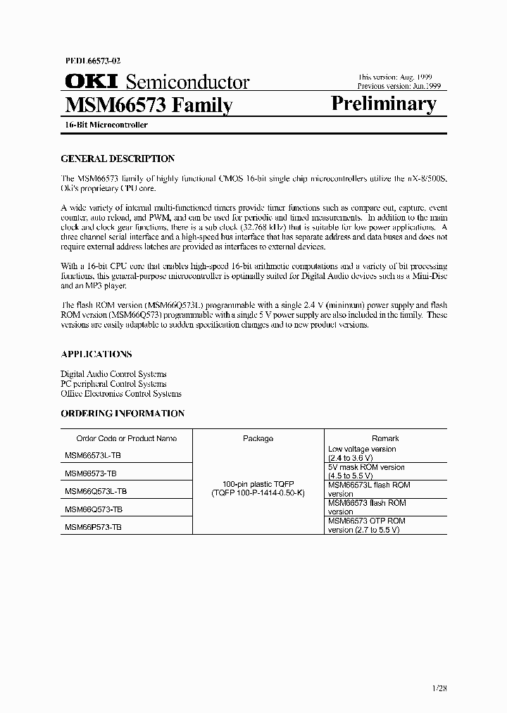 MSM66573L-TB_1484218.PDF Datasheet