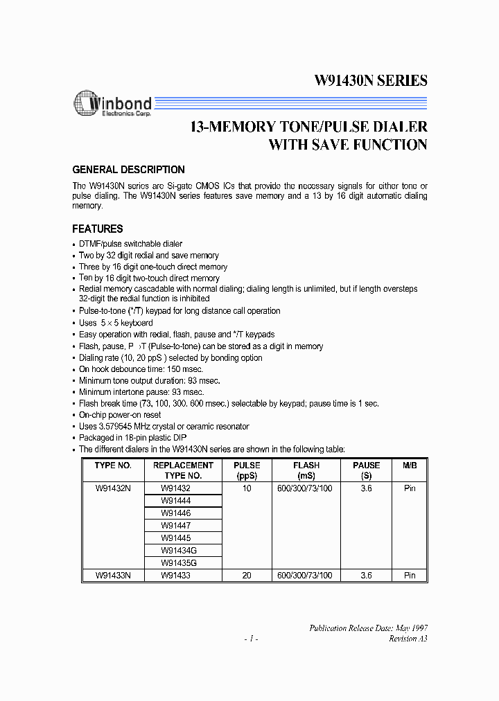 W9143XN_1775875.PDF Datasheet