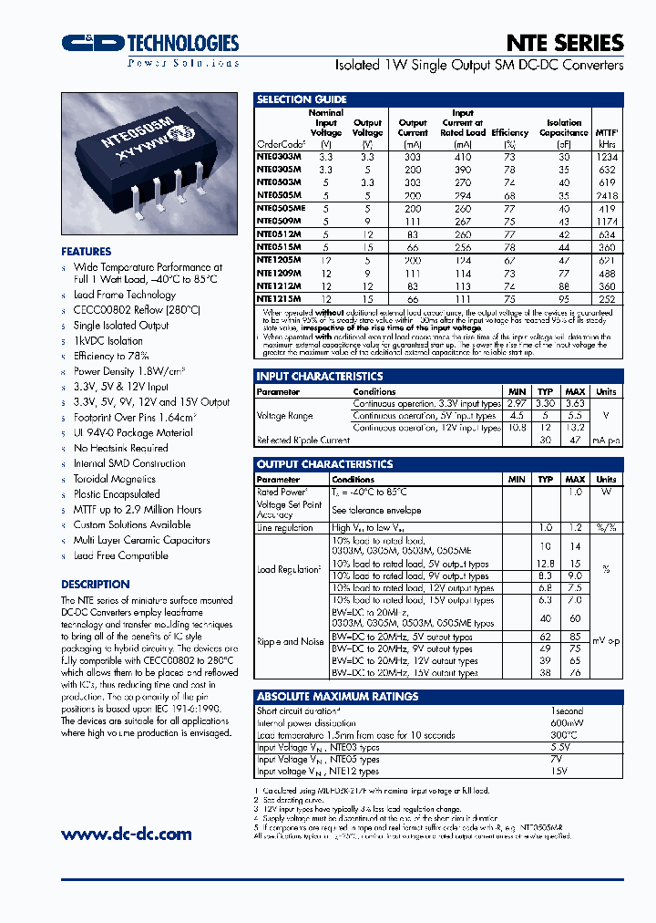 NTE0303M-R_1485008.PDF Datasheet