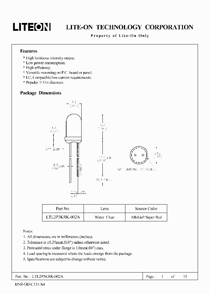 LTL2P3KRK-002A_1776183.PDF Datasheet