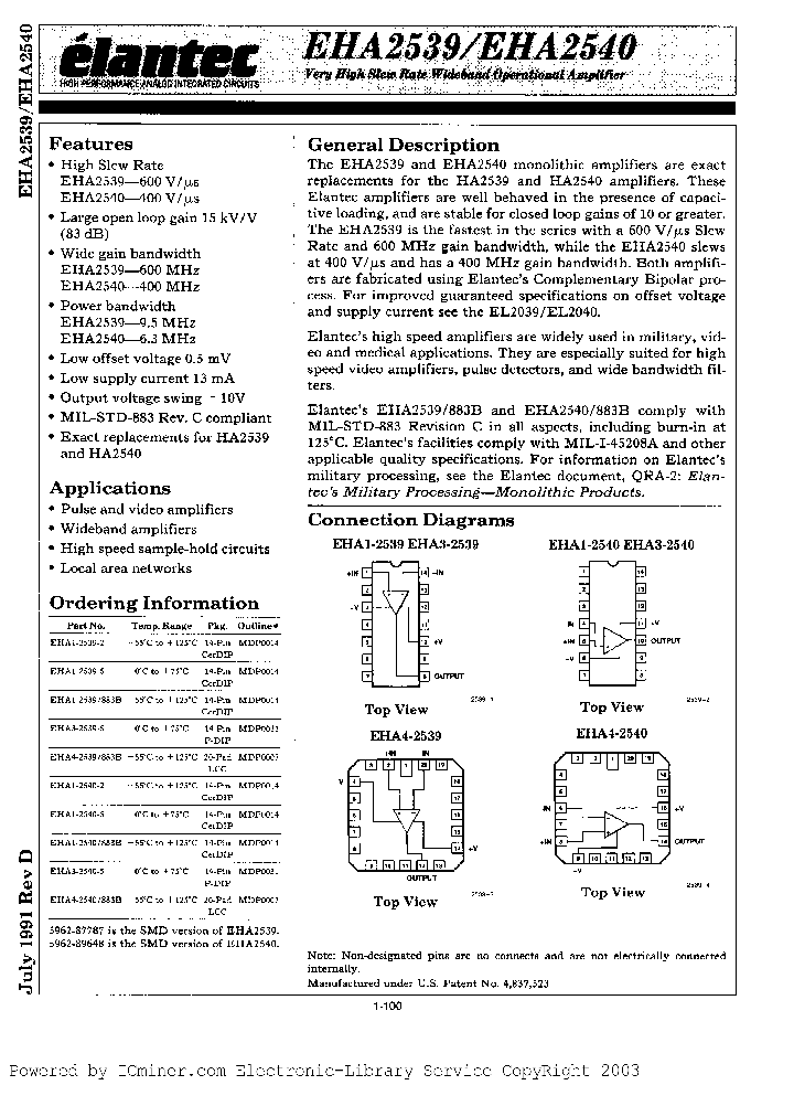 EHA4-2540883B_1497820.PDF Datasheet