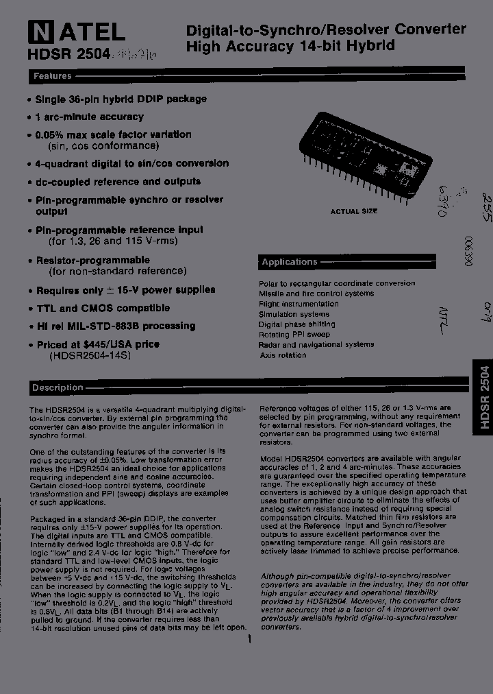 HDSR2504-25V_1498560.PDF Datasheet