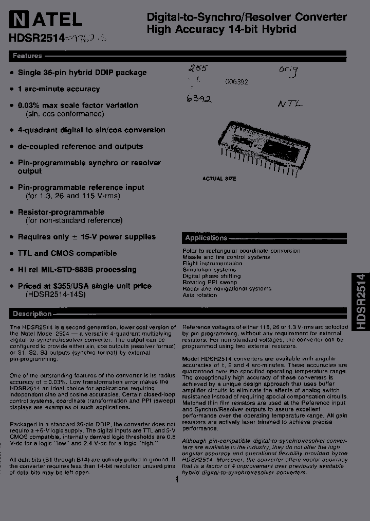 HDSR2514-25V_1498561.PDF Datasheet