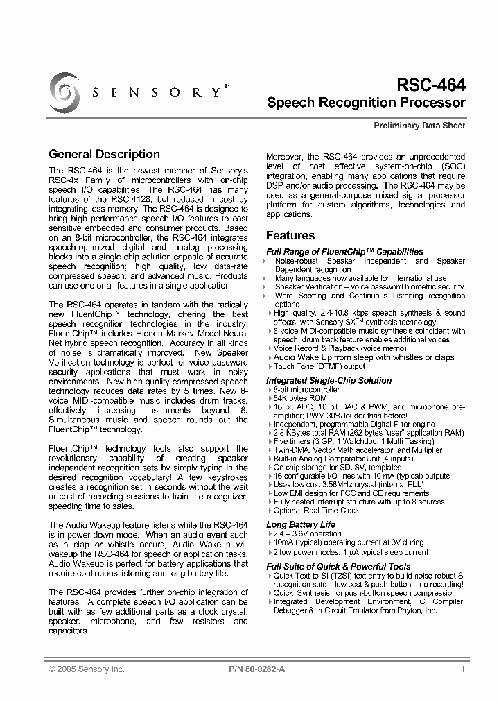 RSC-464-DIE_1507344.PDF Datasheet