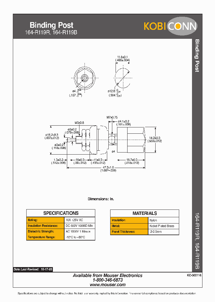 164-R119B_1510959.PDF Datasheet