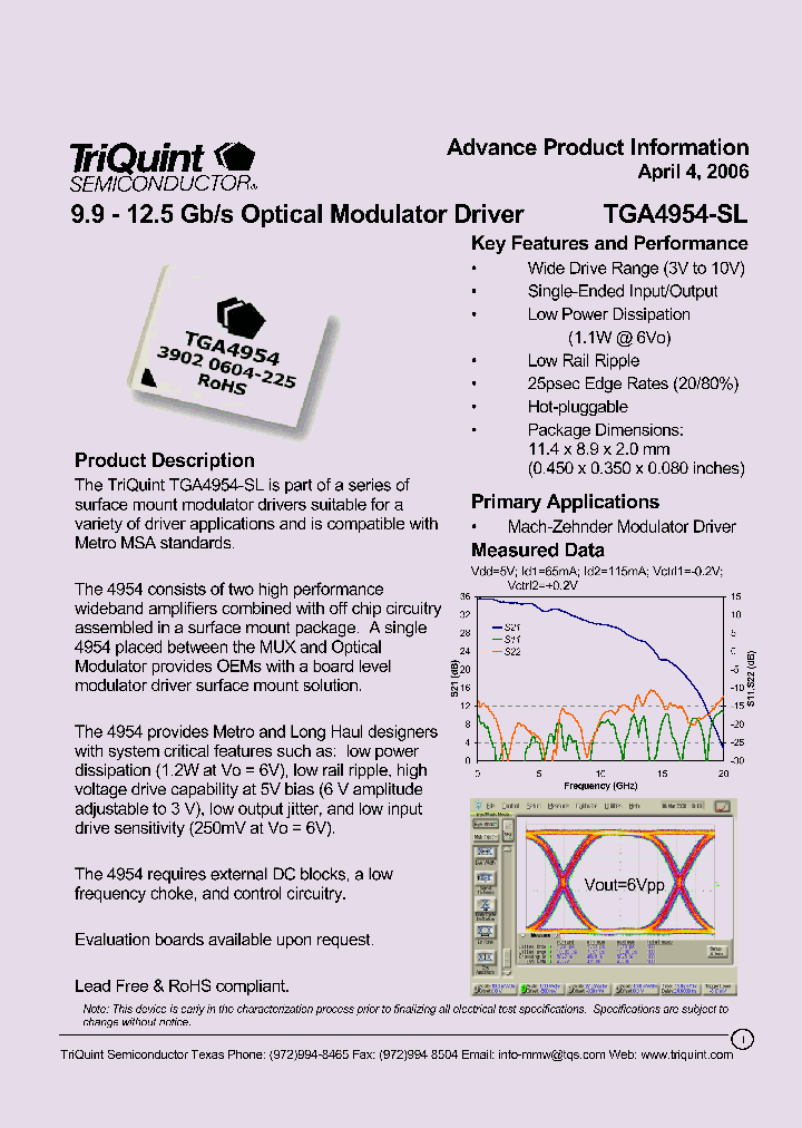 TGA4954-SL_1511937.PDF Datasheet
