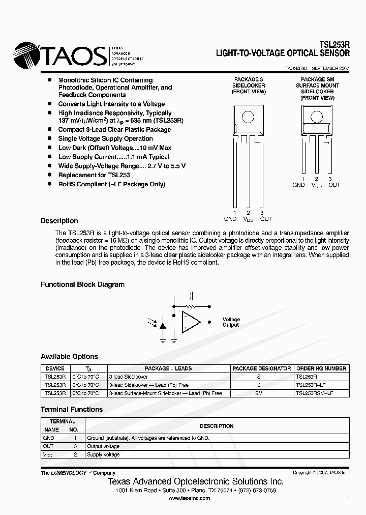 TSL253R-LF_1488500.PDF Datasheet
