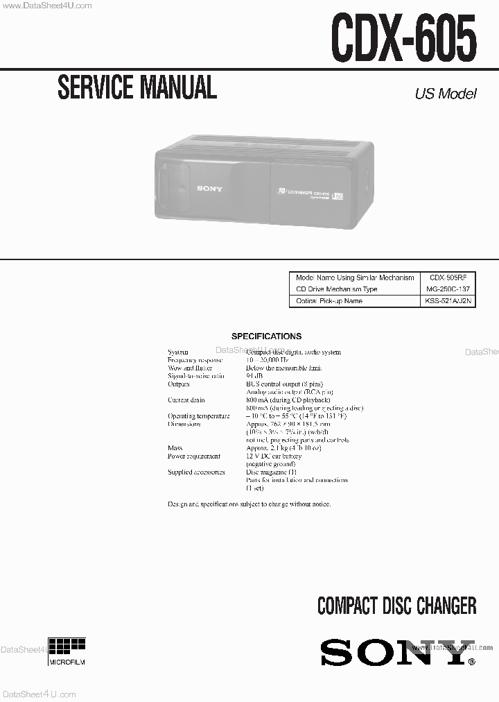 CDX-605_1793972.PDF Datasheet