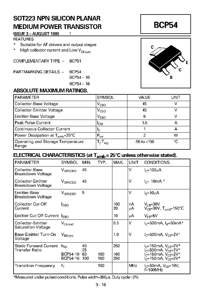 BCP54TC_1518137.PDF Datasheet