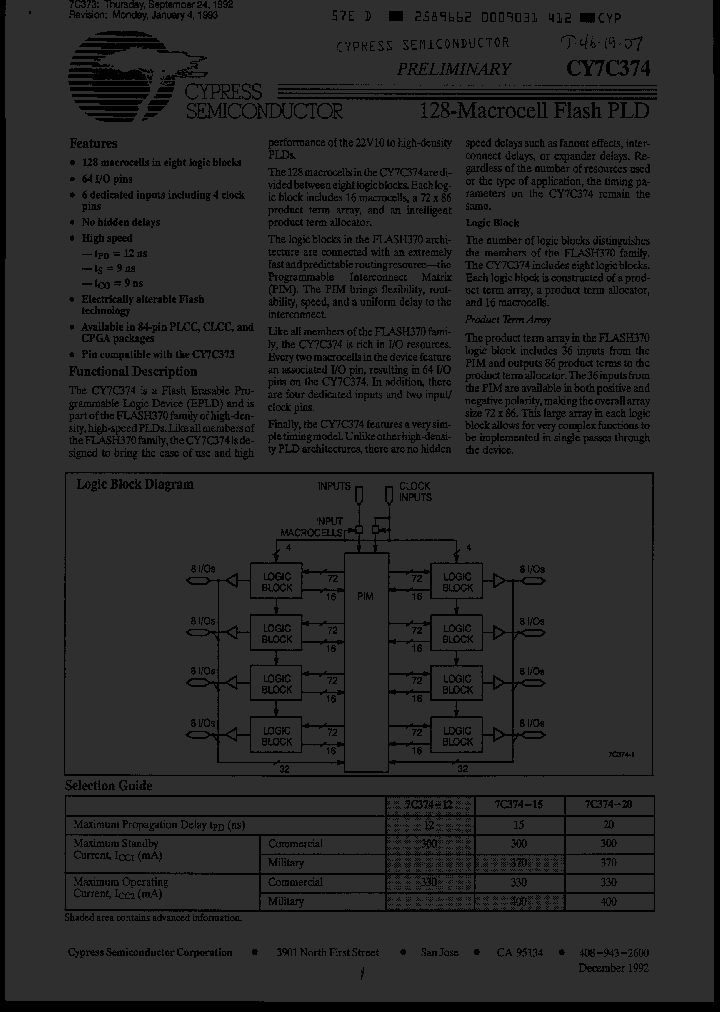 CY7C374-15YMB_1496496.PDF Datasheet