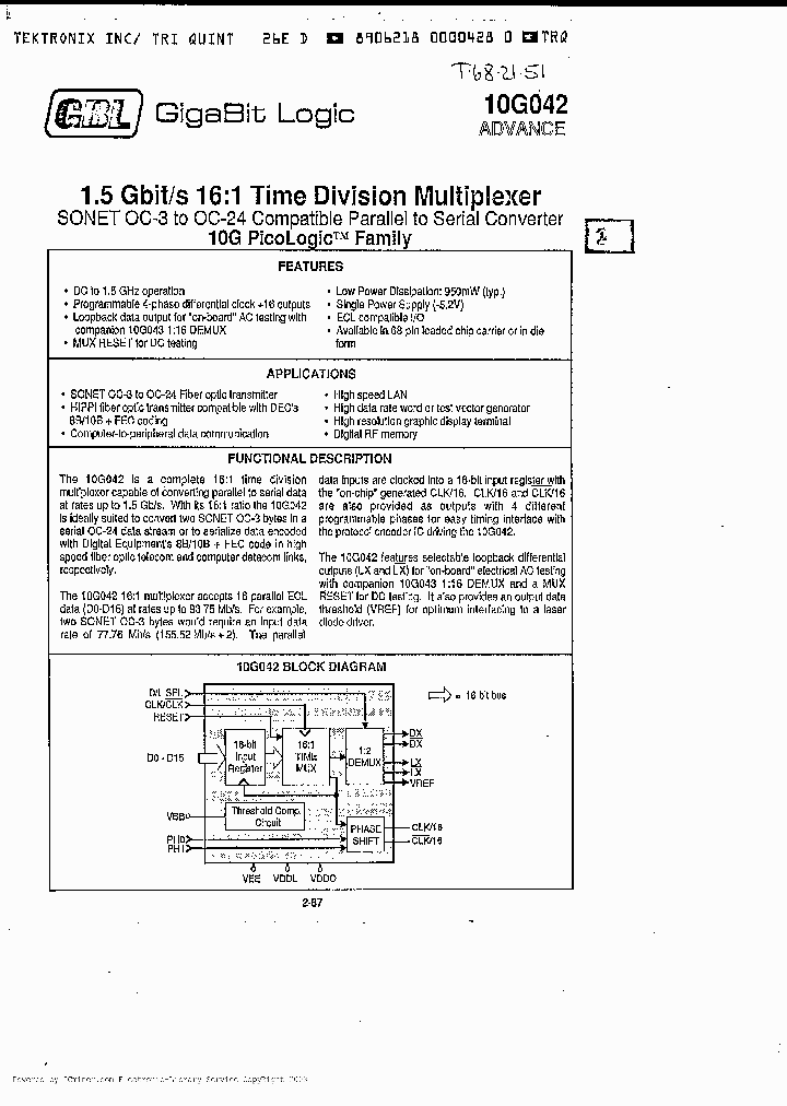 10G042X_1515399.PDF Datasheet