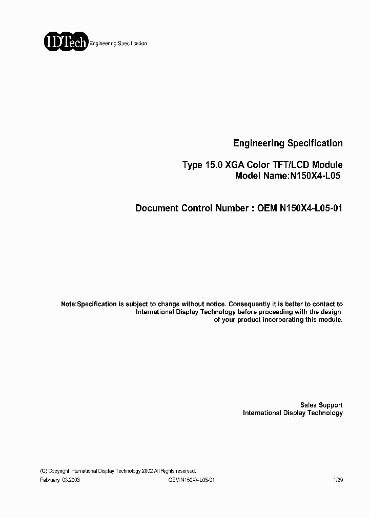 N150X4-L05_1510563.PDF Datasheet