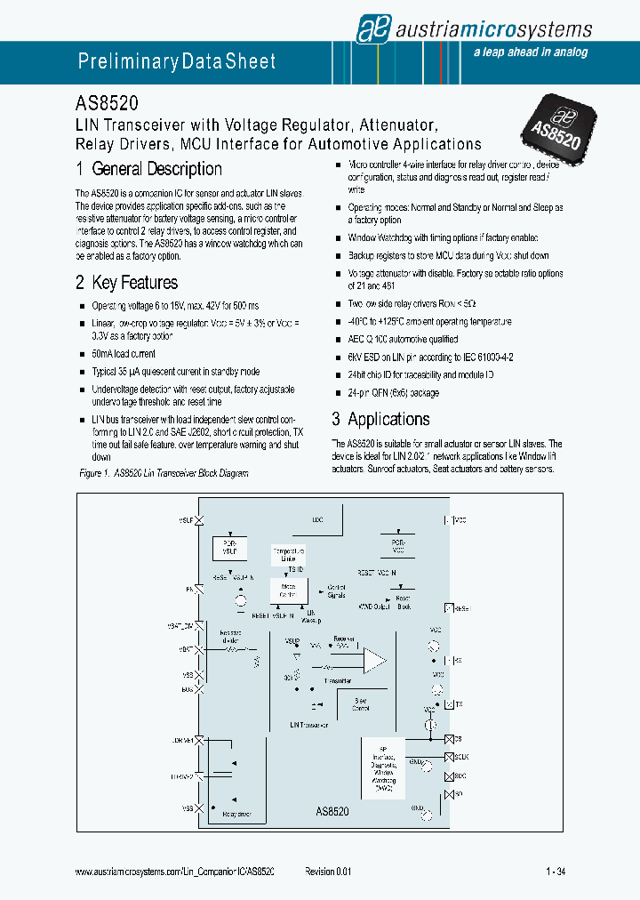 AS8520-AQFT_1797922.PDF Datasheet
