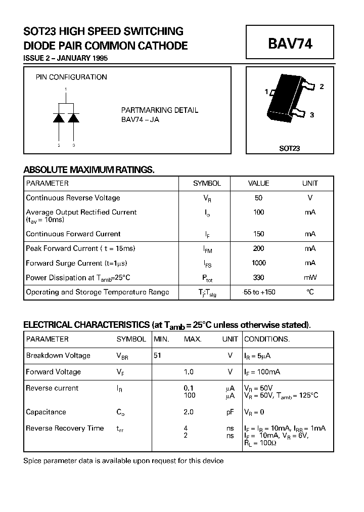 BAV74TC_1518135.PDF Datasheet