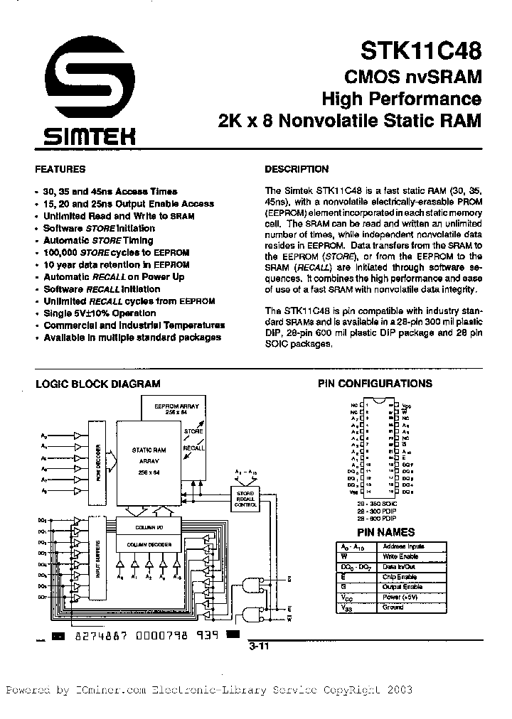 STK11C48-W45_1536153.PDF Datasheet