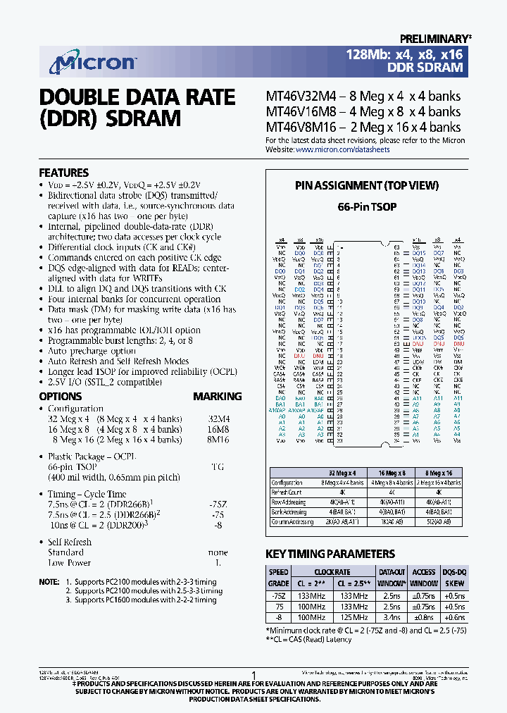 MT46V16M8TG-8_1536290.PDF Datasheet