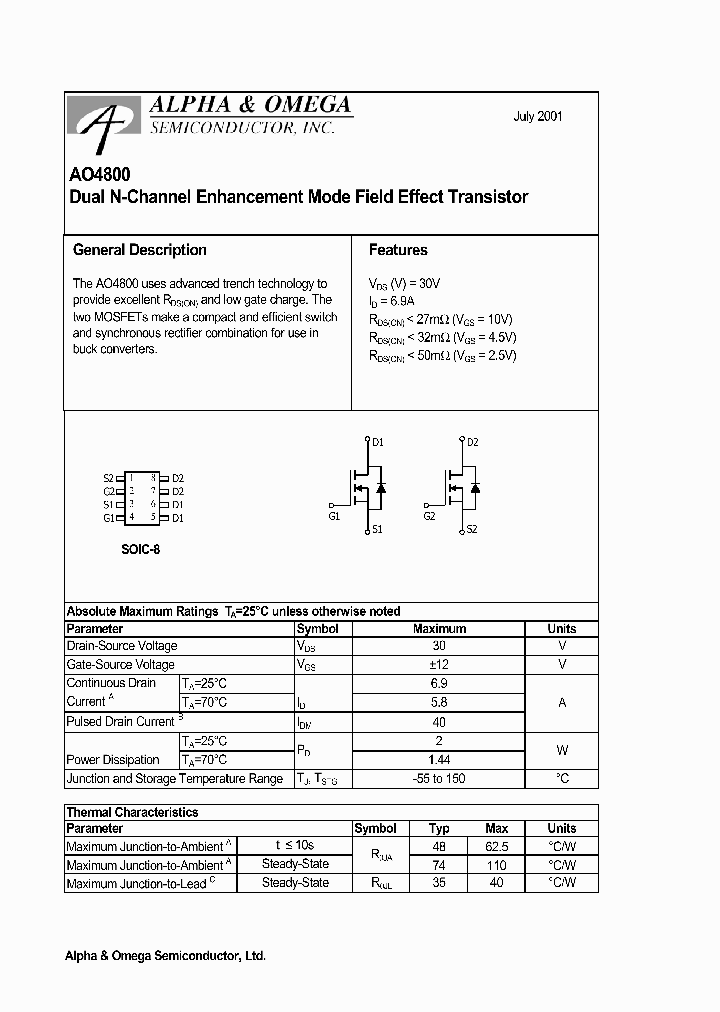 AO4800_1536238.PDF Datasheet