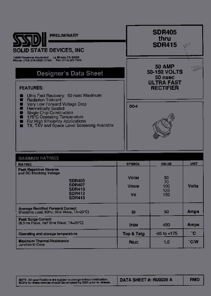 SDR412_1546953.PDF Datasheet