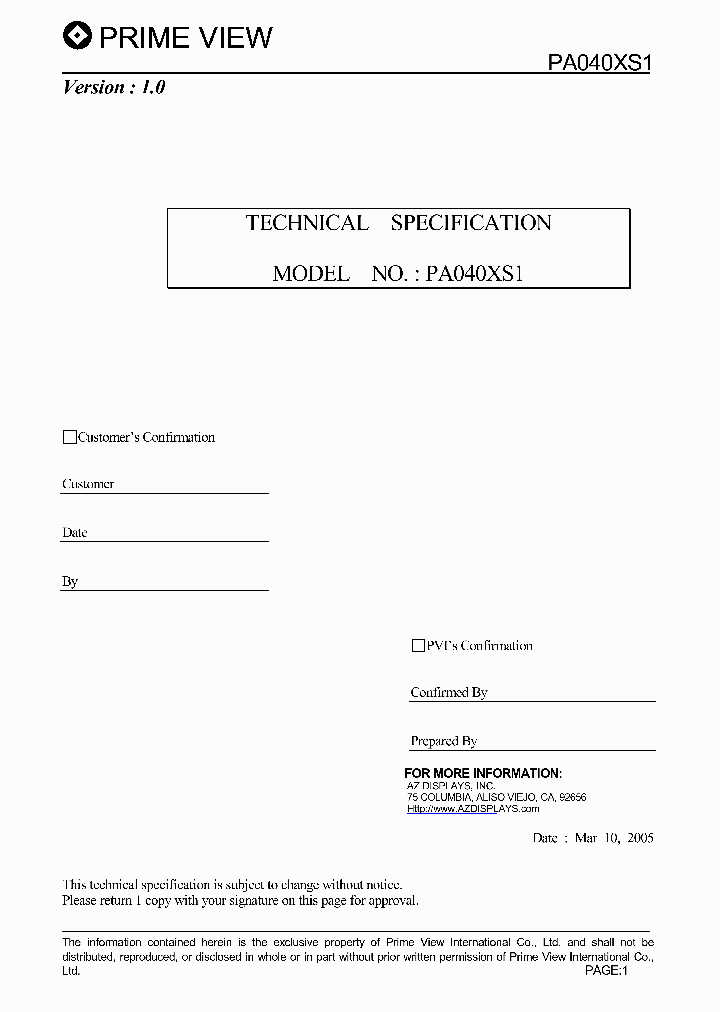 PA040XS1_1538332.PDF Datasheet