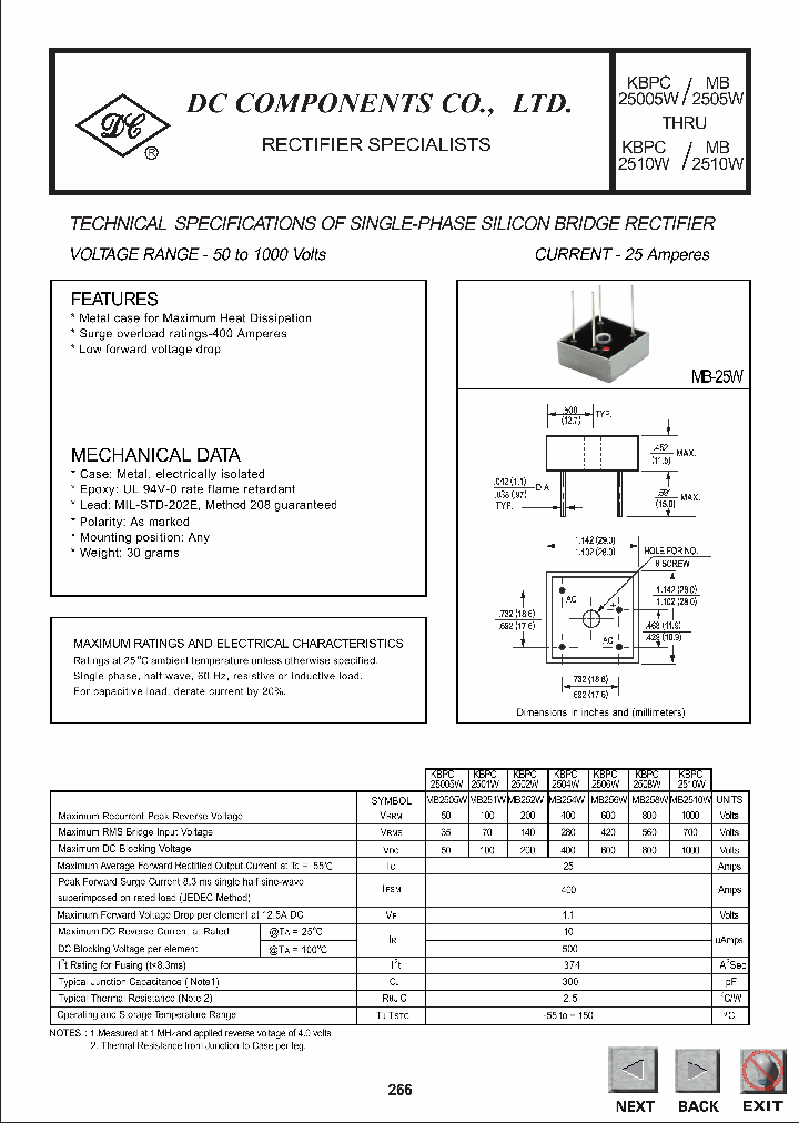 MB2505W_1546555.PDF Datasheet