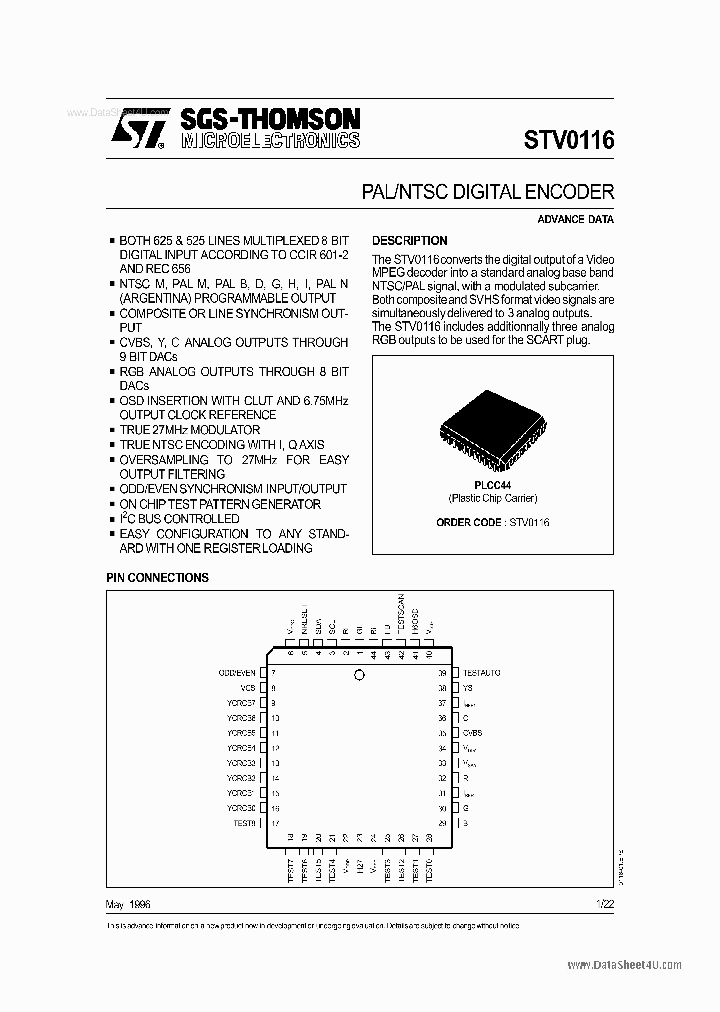 STV0116_1793216.PDF Datasheet