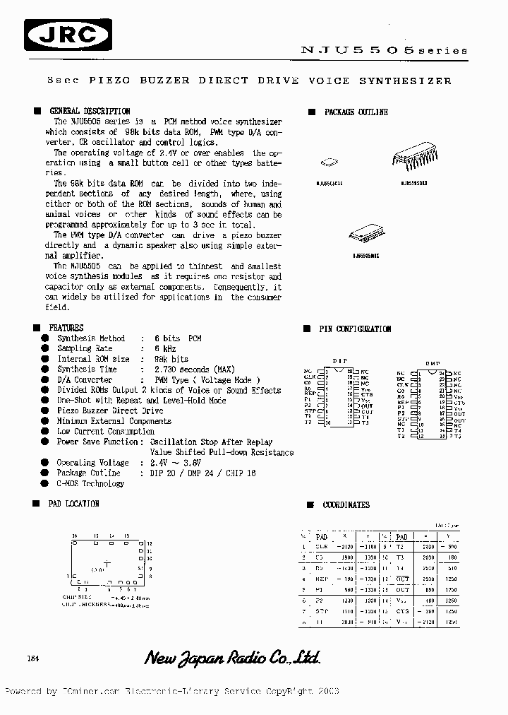 NJU5505M_1546570.PDF Datasheet