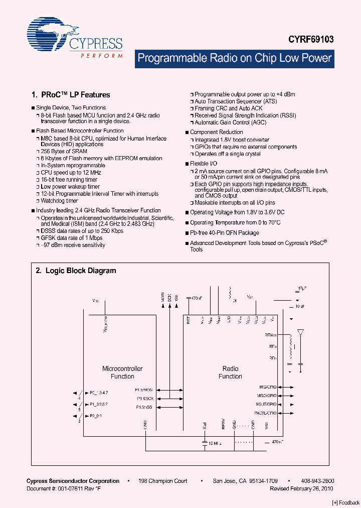 CYRF69103_1801792.PDF Datasheet