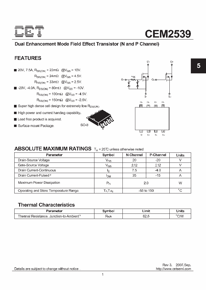 CEM2539_1802042.PDF Datasheet