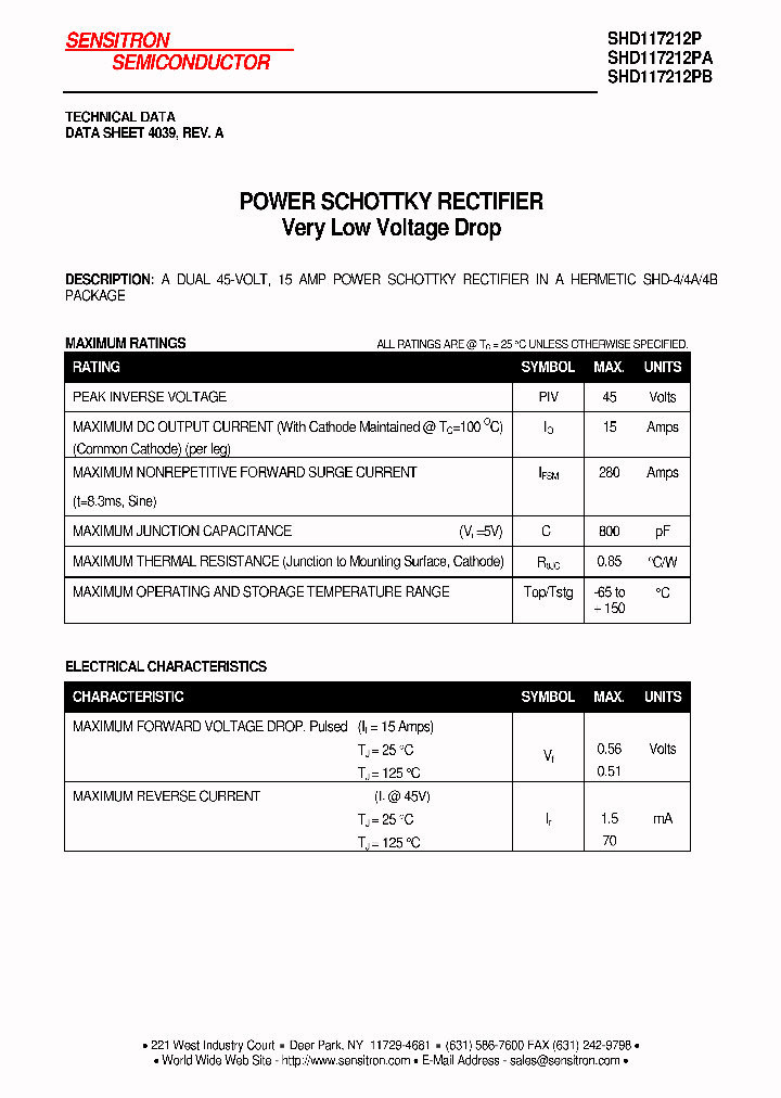 SHD117212PA_1802674.PDF Datasheet