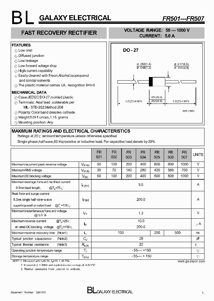 FR503_1803669.PDF Datasheet