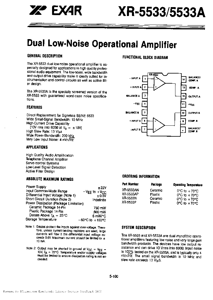 XR-5533N_1548228.PDF Datasheet