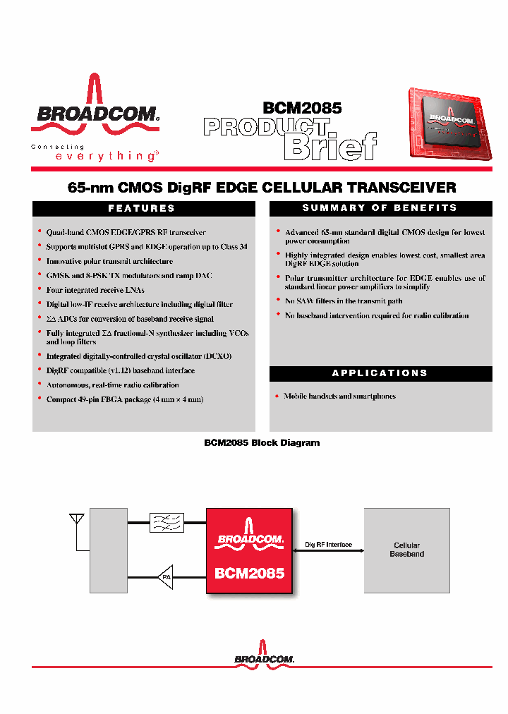 BCM2085_1555972.PDF Datasheet