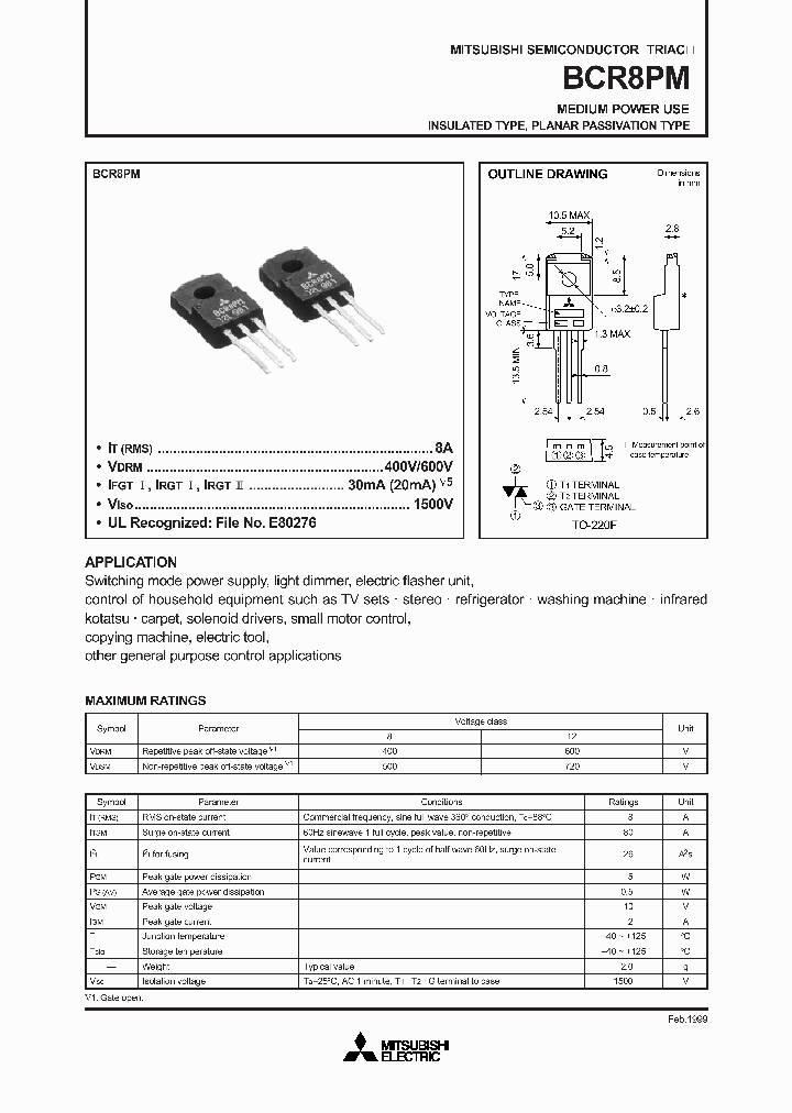 BCR8PM_1567749.PDF Datasheet